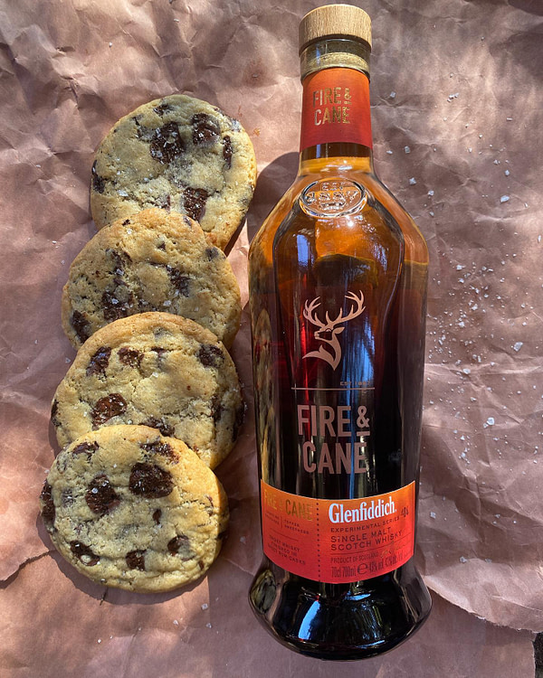 Sourdough Whiskey Chocolate Chip Cookies